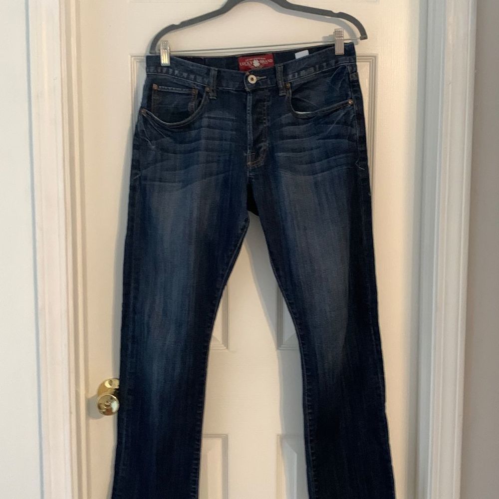 Lucky Brand 121 Heritage Slim Jeans Button-fly 31X30 - Picture 2 of 11